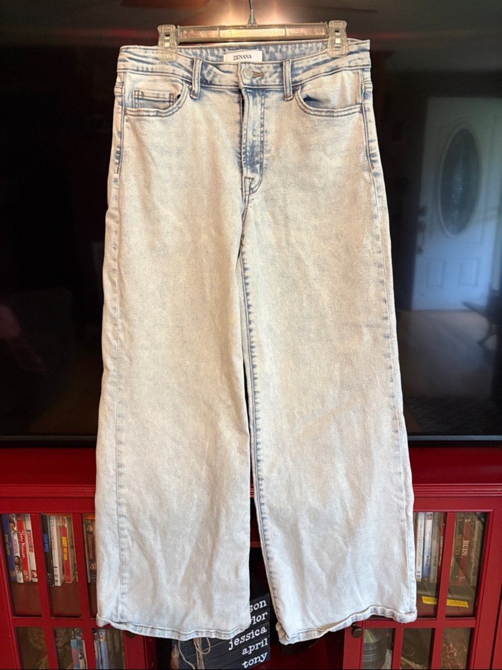Zenana Outfitters Light Blue Washed Denim Jeans